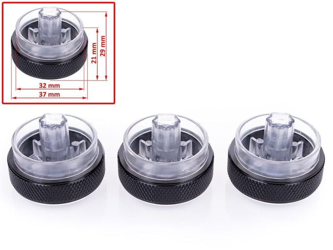 Modecar - Ventilatiebediening - Ford S-MAX - 3 stuks - Nieuw