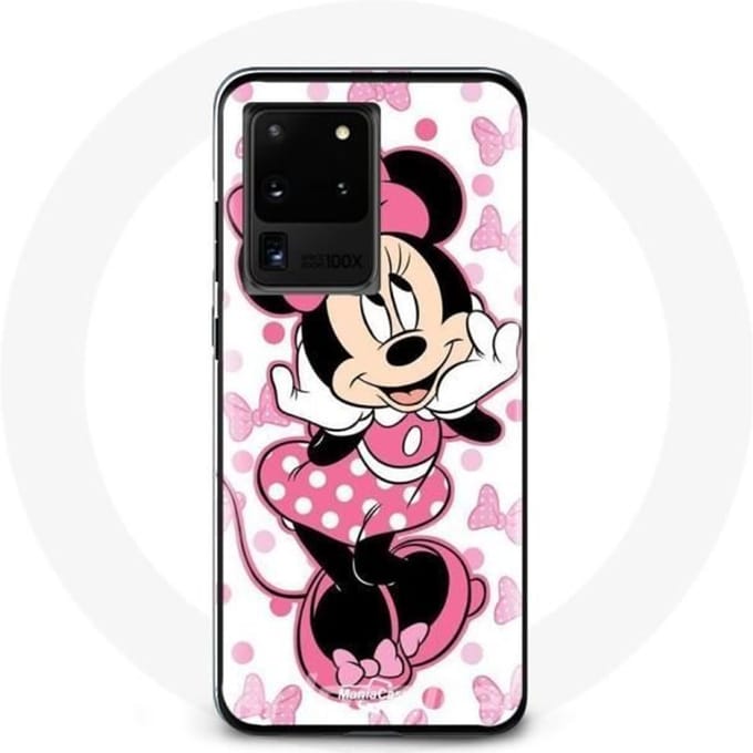 Hoesje voor Samsung Galaxy S20 Ultra Minnie Mouse Schattig Cartoon Roze