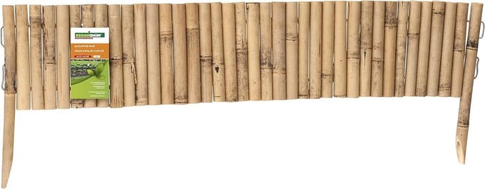 Bamboe gazonrand 35 x 100 cm bruin - Provence Outillage 06491 Typ3