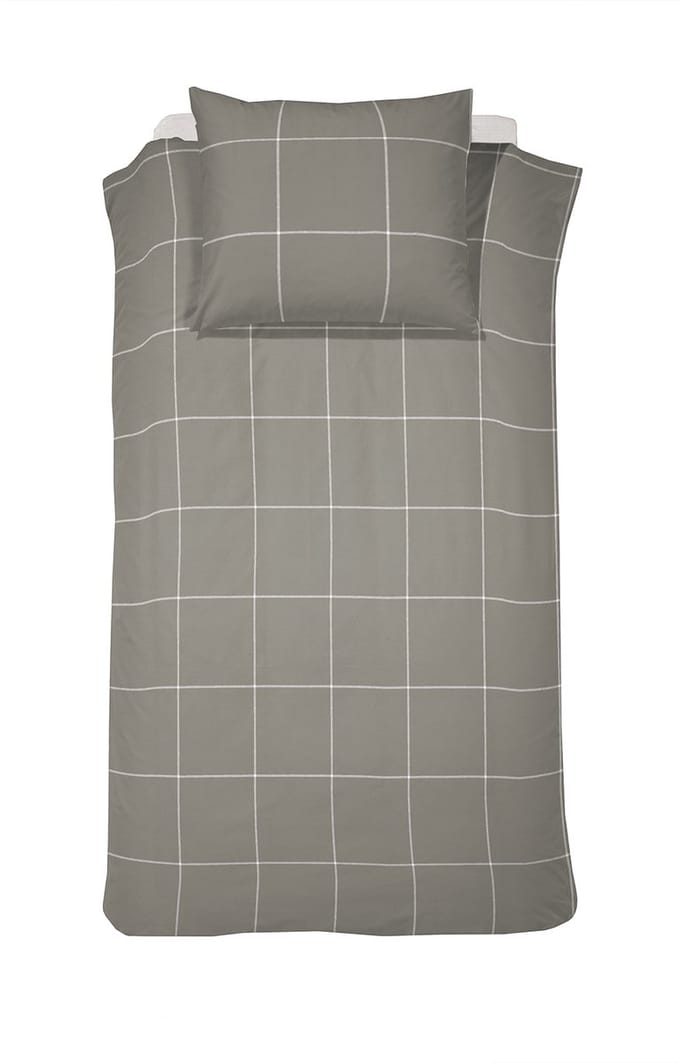 Cinderella Robyn - Dekbedovertrek - Satijn - 140x200/220 cm - Taupe + 1 kussensloop 60x70