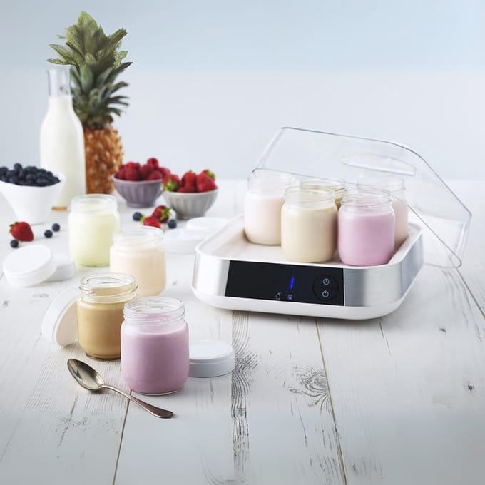 RUX® Yoghurtmaker - Citruspers - Ijsmachine - Zilver - ‎26cm x 25cm x 16cm
