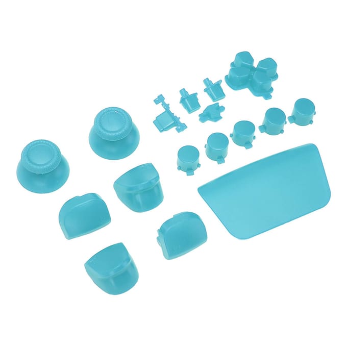 16 Pièces Boutons de Remplacement pour Manette de Jeu pour PS5 Manette de Jeu Remplacement Joysticks Boutons Gâchettes rouge