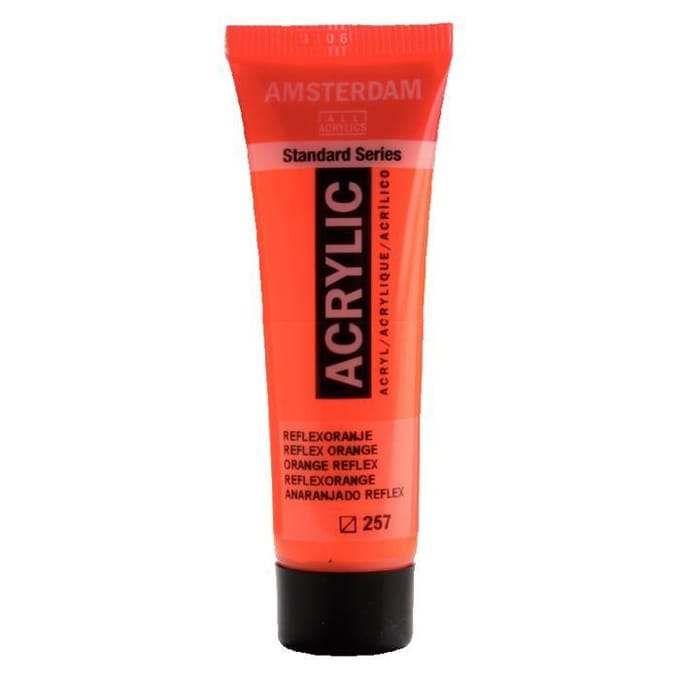 Peinture acrylique - Amsterdam - Acrilico Standard - 20 Ml - Orange - Mat