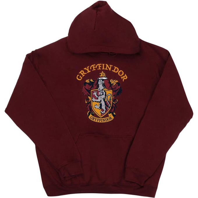 Harry Potter Jongens Gryffindor Crest Hoodie (Bourgondië)