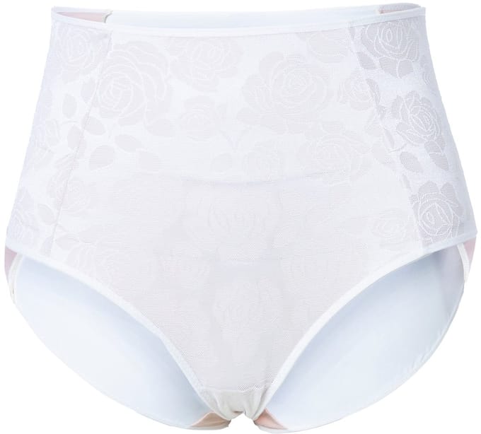 TruYou - Dames - TRUYOU maxislip kant microvezels - Crèmewit - Maat 58+