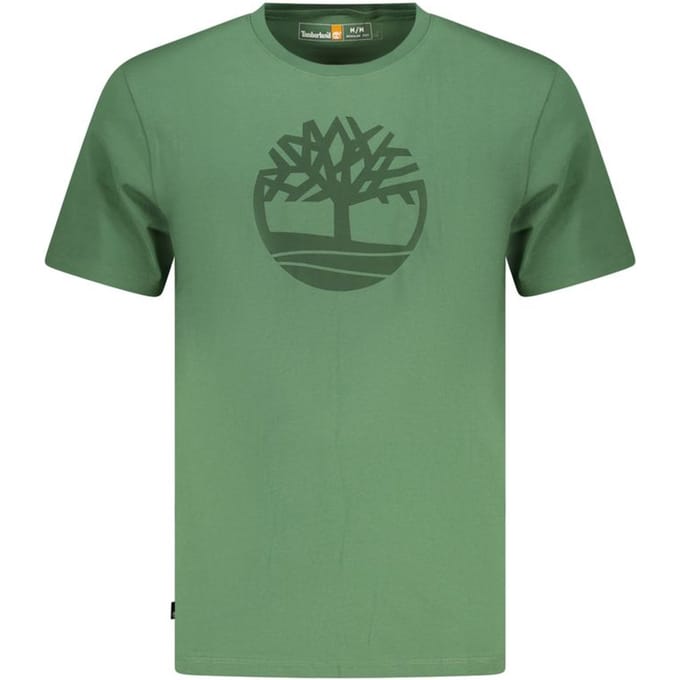 Timberland T-Shirt Met Boomlogo, Groen