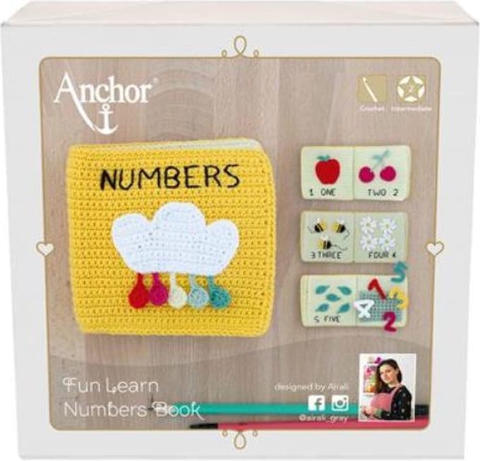 Leerboek nummers - Haakpakket - Anchor