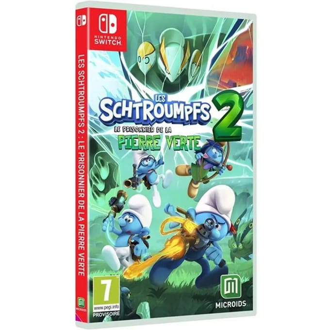 Videogames Microids Les Schtroumpfs 2 - Le Prisonnier De La Pierre Verte - Switch