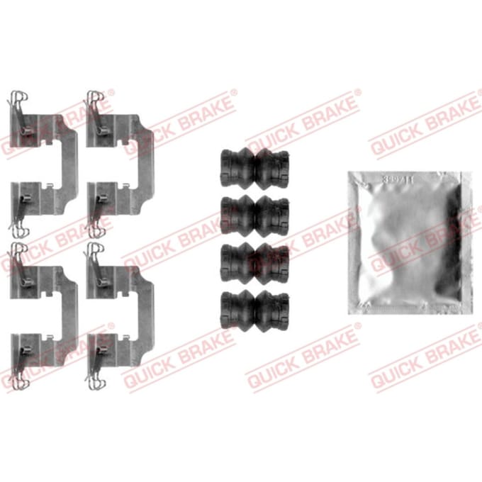 Toebehorenset, schijfremblok QUICK BRAKE 109-0008