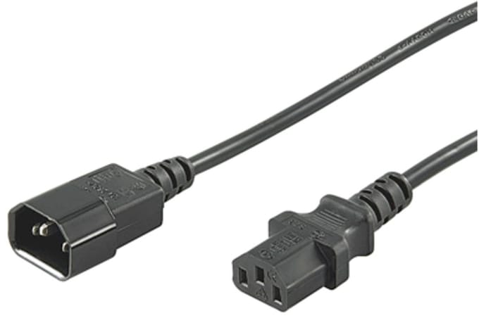 MUSIC STORE IEC kabel 2m bijde zijden IEC - Kabel