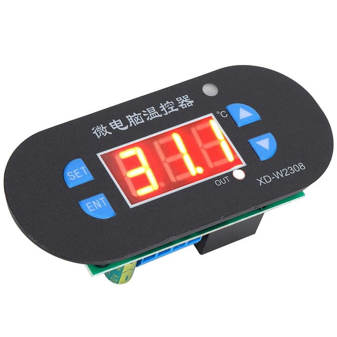 Digitale Display Temperatuurregelaar 0‑300 graden Celsius Hoge Precisie Instelbare Thermostaat 220V red