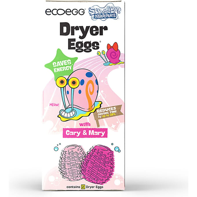 Ecoegg Spongebob Droogballen met Gary & Mary