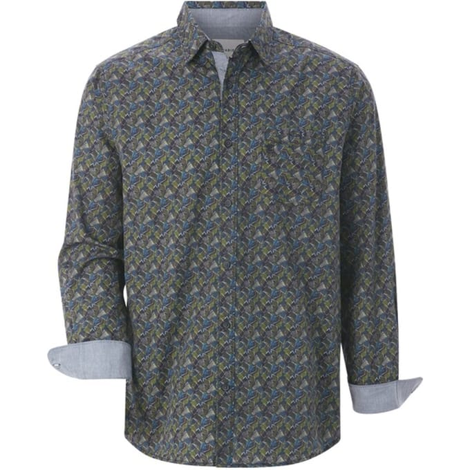 Babista herren Overhemd - 37/38 - donkerblauw - Plus Size