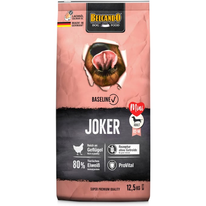 12,5kg Belcando Baseline Joker droog hondenvoer
