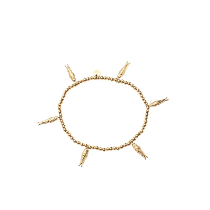 Go Dutch Label Armband (Sieraad) Little Fish Goudkleurig