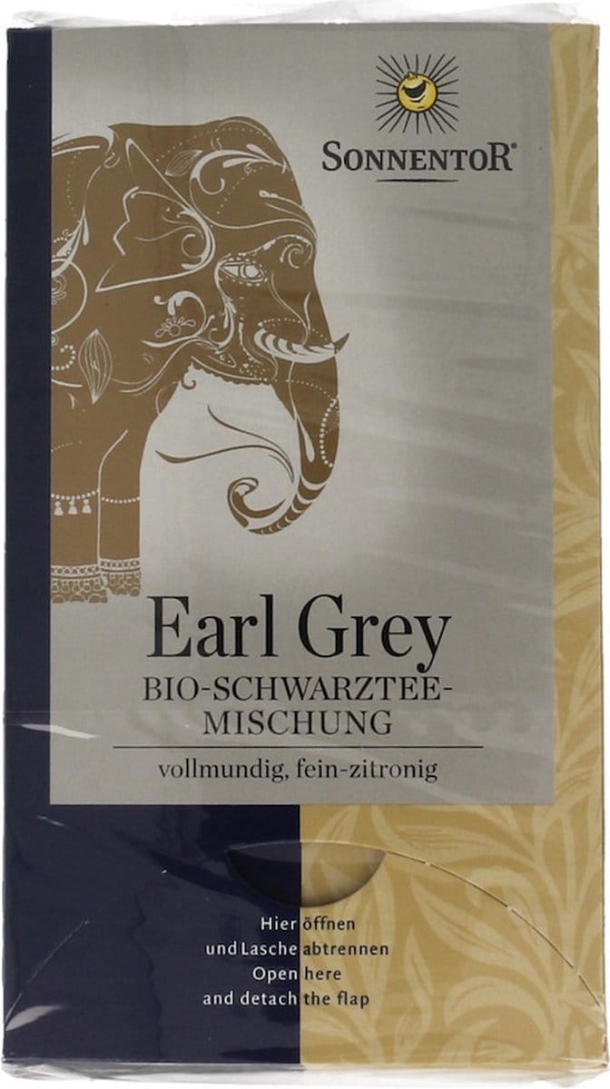 Sonnentor Earl grey thee bio 18 Zakjes