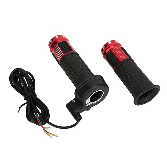 1 Paar Universele Gashendel Accessoire met 1,5 m Lange Kabel voor Elektrische Fiets black
