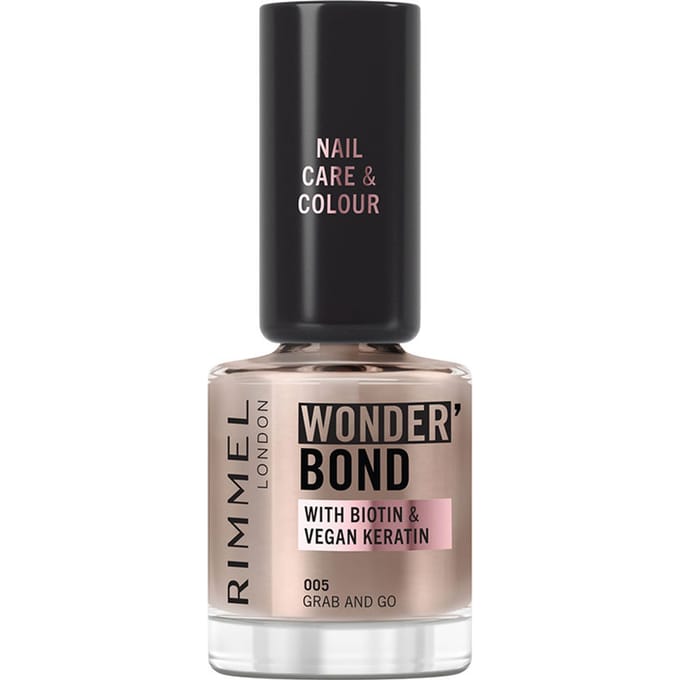 Rimmel Wonder'bond Care+Color Nail Polish - 005 - Grab and Go, 12 ml