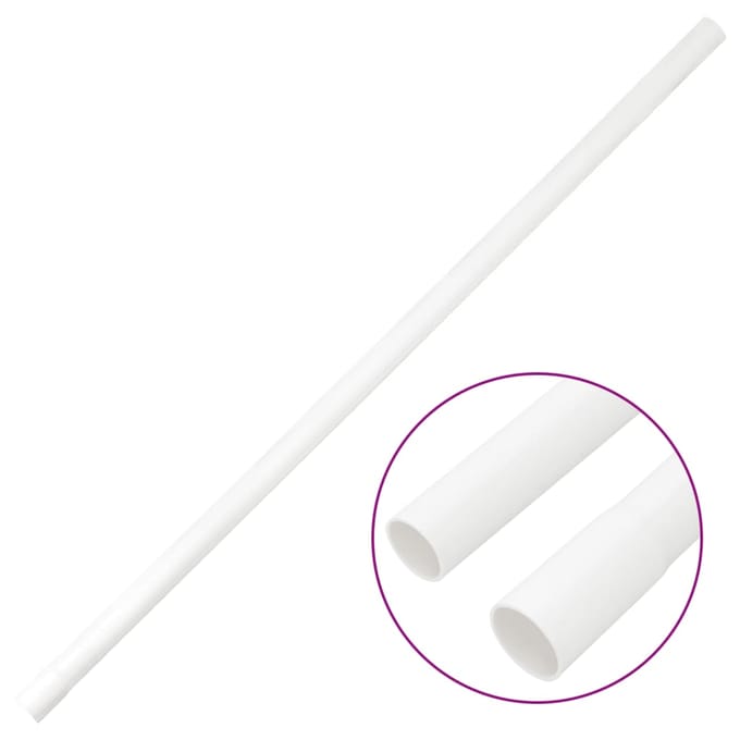 vidaXL - Kabelgoten - Ø25 - mm - 10 - m - PVC