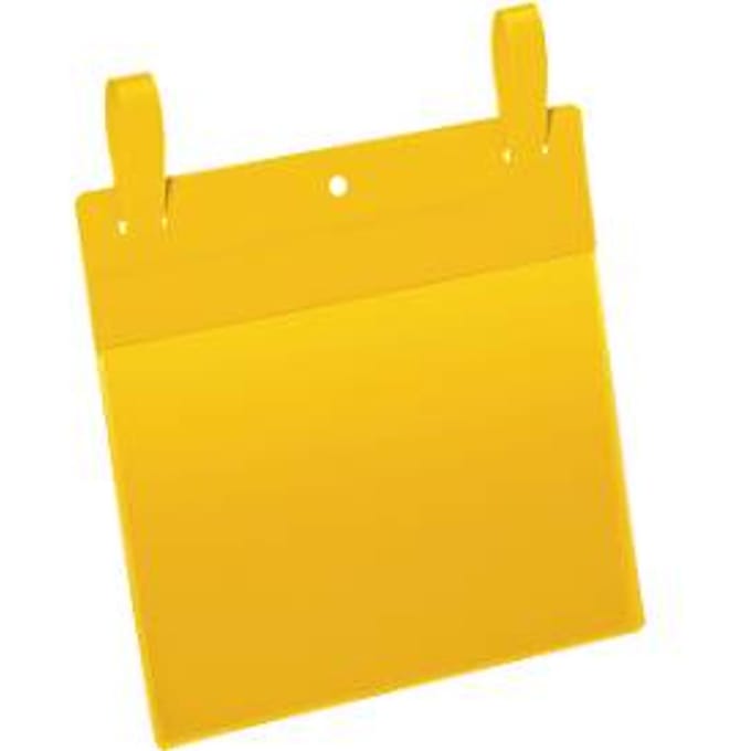 Documententassen met ophanglus, B 210 x H 148 mm (A5 liggend), 50 st., geel