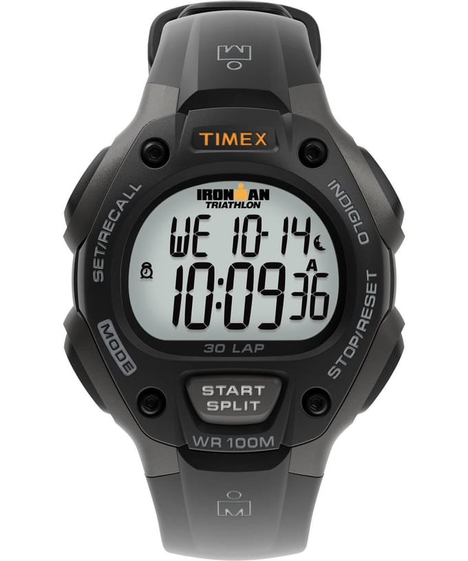 Timex Ironman Classic T5E901 Horloge - Resin - Zwart - Ø 38 mm