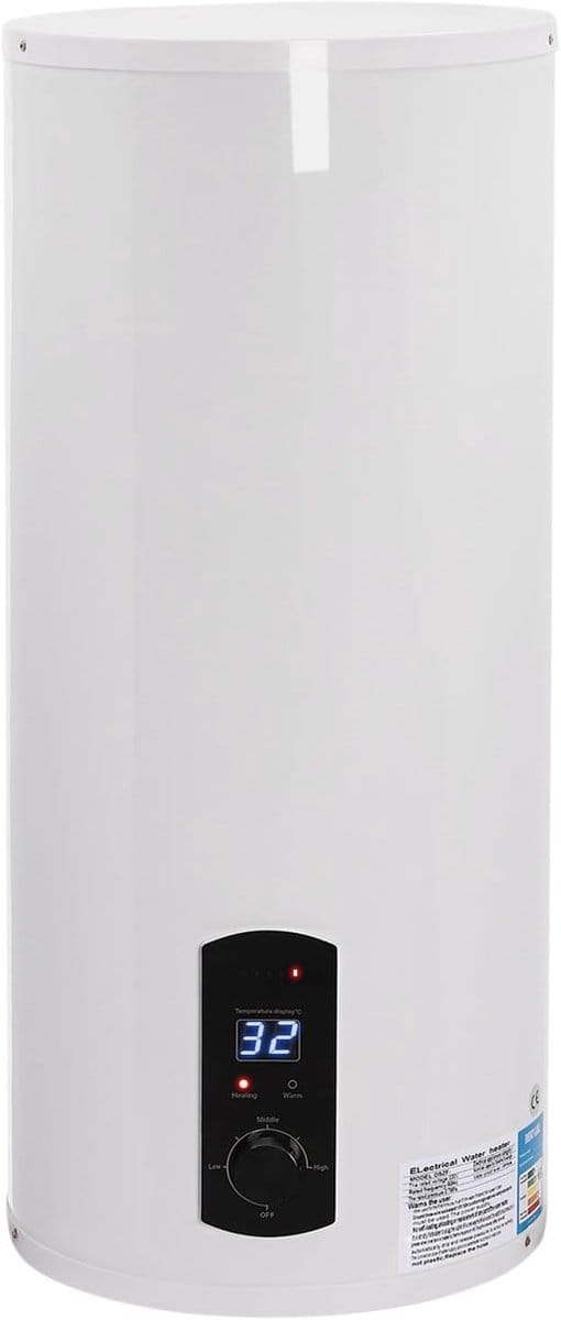 Elektrische Boiler 60 Liter - Warmwaterboiler met Instelbare Temperatuur (25-75°C)