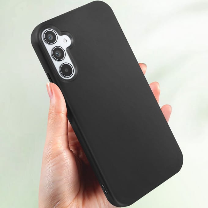Mayaxess, Hoes Geschikt voor Samsung Galaxy A55 Flexibele bescherming, Zwart