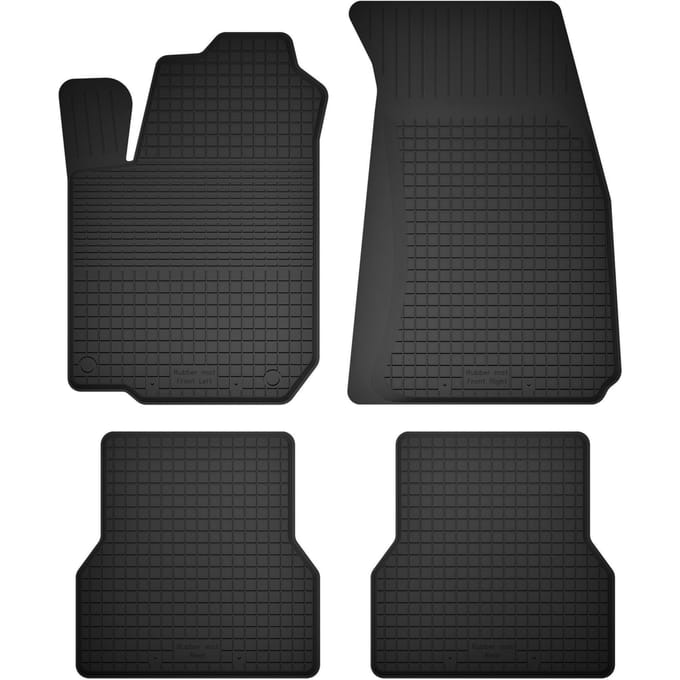 Wielganizator BasicProtect Serie - Universele Rubber Automatten - Jaguar X-Type 2001-2009 - Set van 4 - Antislip - Weerbestendig
