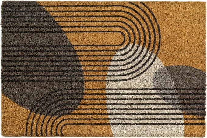 MD Entree - Deurmat - Kokosmat - Finesse - Rainbow Grey - 40 x 60 cm