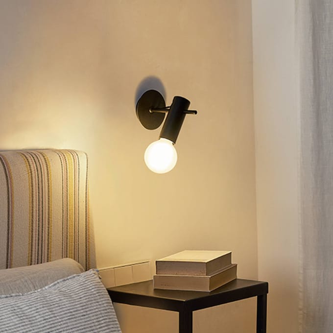 LEDS-C4 Nude wandlamp E27 zwart