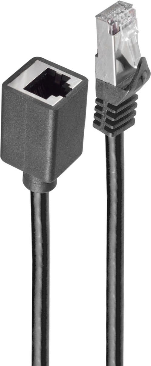 S-Conn BS08-62025 netwerkkabel 1 m Cat7 S/FTP (S-STP) Zwart