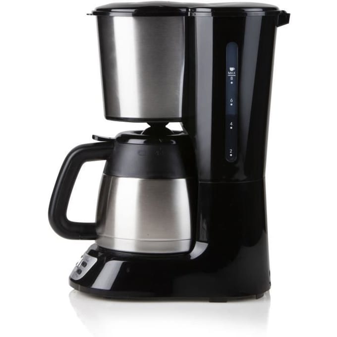 DOMO DO709K Koffiezetapparaat met thermoskan - 1L - Timer - RVS