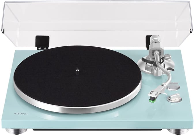 TEAC TN-400BT-X Bluetooth-platenspeler, turkoois