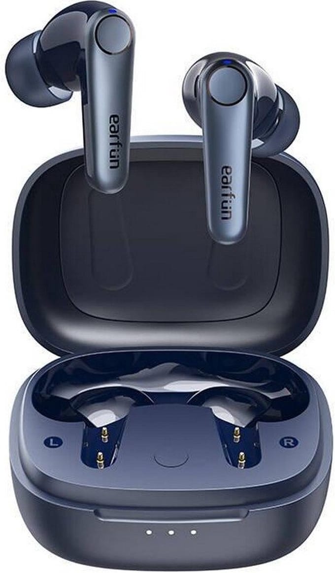EarFun Air Pro 3 - Bluetooth Oordopjes - Active Noise Cancelling - aptX Adaptive - Draadloos Opladen - Blauw