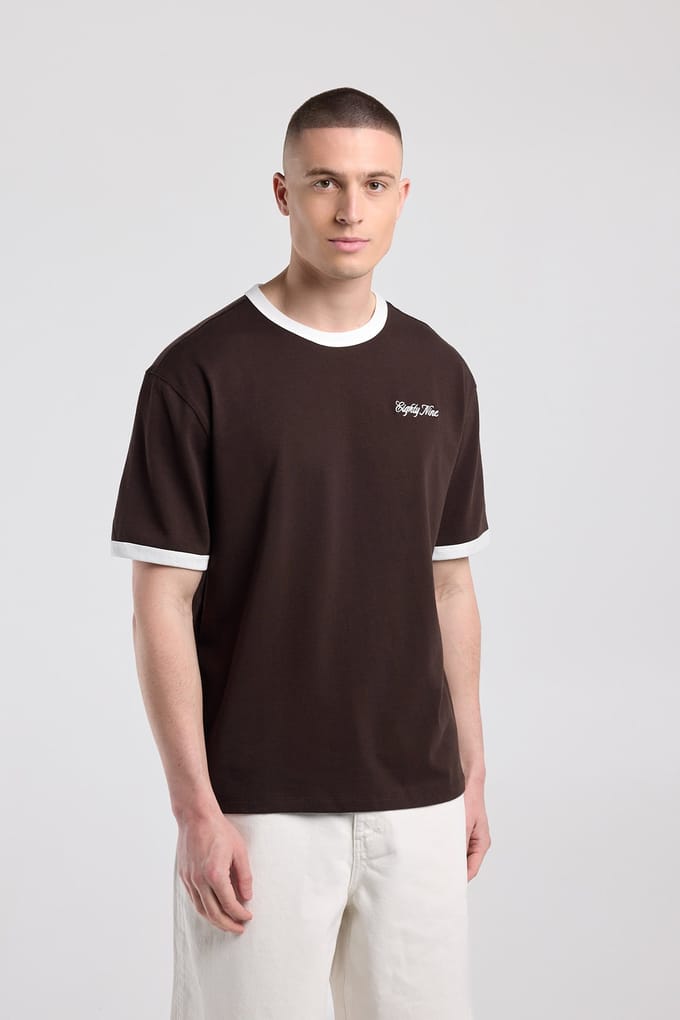 America Today Edis Mud Taglia: M | Magliette basic Outlet | Uomo