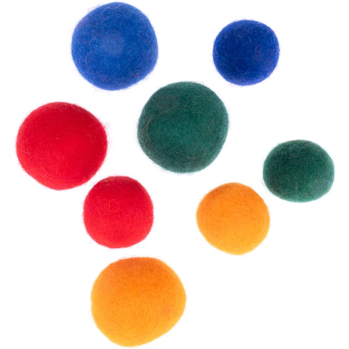 zooplus Basics kattenspeelgoed vilten ballen
