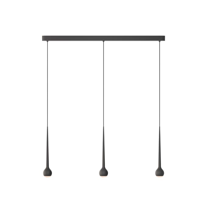 Grau Falling Trace Trio Hanglamp 2. Generation - zwart
