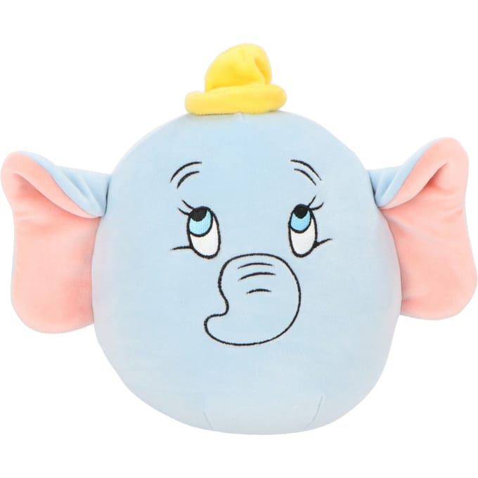 Disney Dumbo Squishy 32 cm - Knuffel - Zachte stof - Grijs