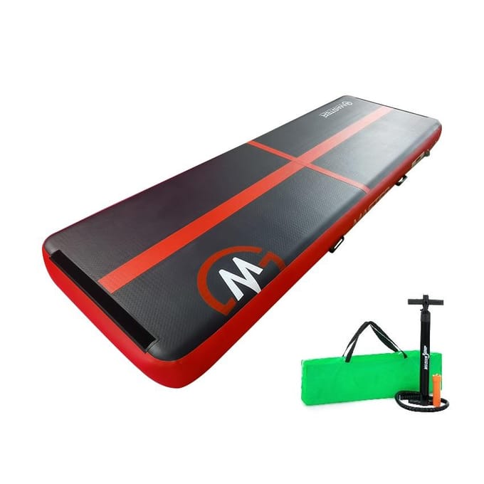 Piste acrobatique Airtrack MASTER 300 x 100 x 10 cm - Noir et Rouge