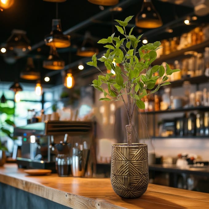 Ficus Natasja Kunst Bonsai 60cm groen