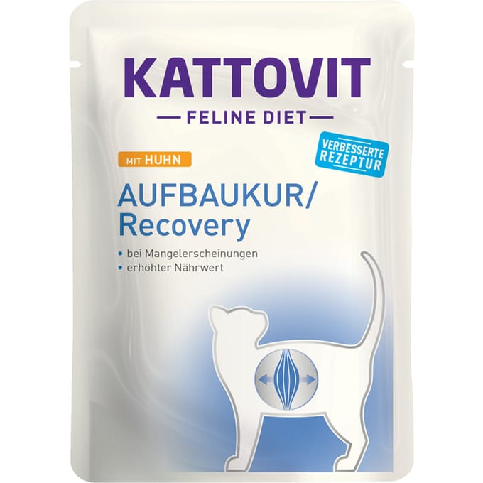 Kattovit - Feline Dieet Pouch Cure/Recovery 24x85g - Kip