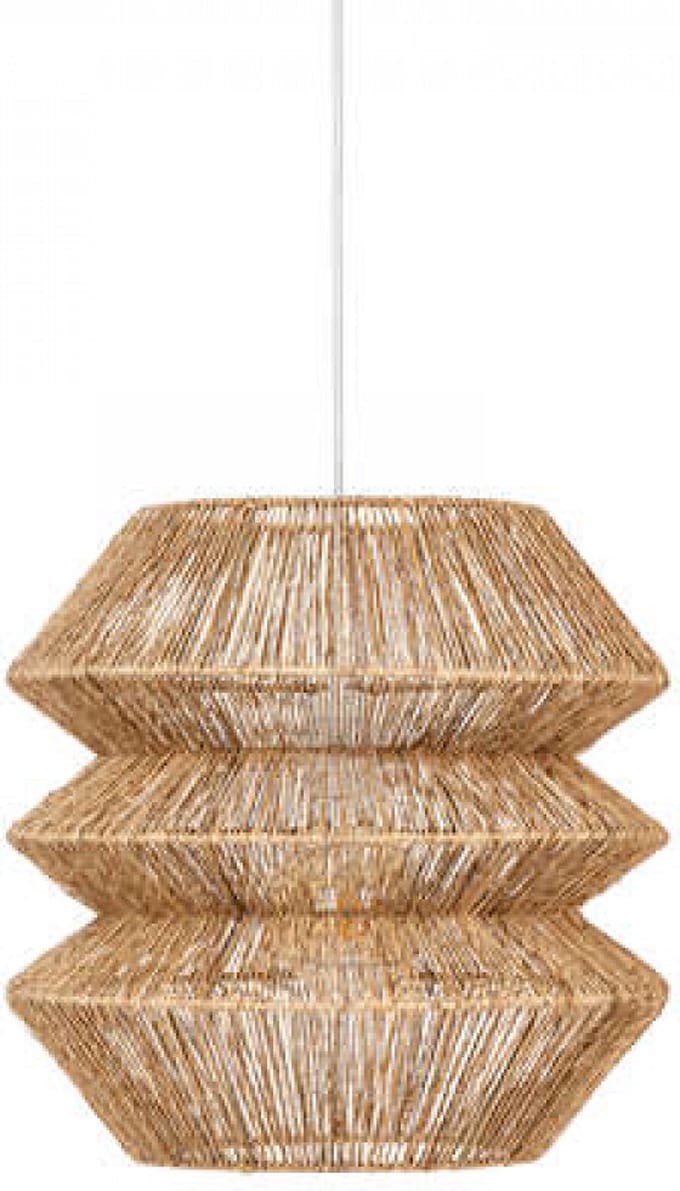 Atmosphera Hanglamp Jute Ø38xH30cm - Bruin
