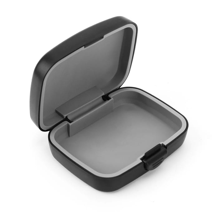 Draagbare Hoortoestel Hard Case Waterdichte Hoortoestel Beschermende Opbergdoos Zwart voor Buiten gray
