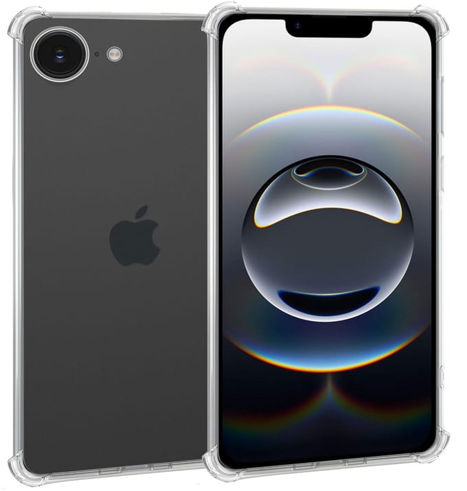 ChiGuard Hoesje Geschikt voor iPhone 16e - Shock Proof Case – Cover Transparant