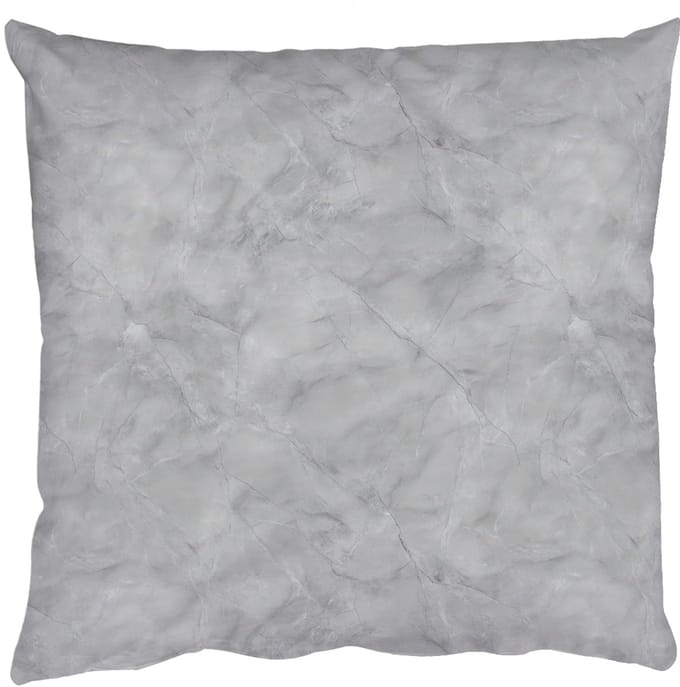 Sierkussens - Kussentjes Woonkamer - 60x60 cm - Grijs - Marmer - Mat