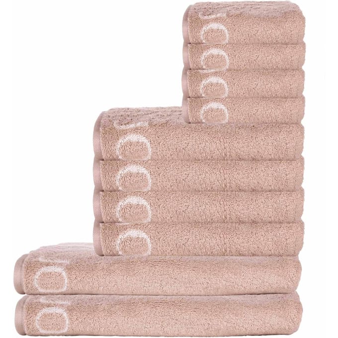 JOOP! Handdoek Classic Een maat, 50x100 Set van 10