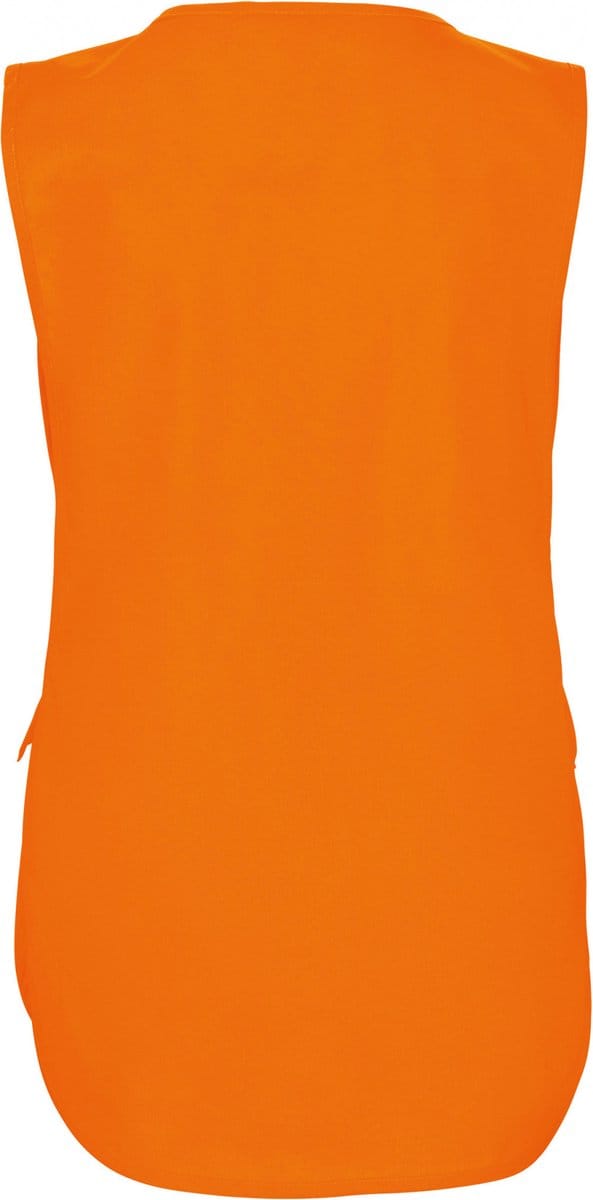 Schort/Tuniek/Werkblouse Dames L/XL Kariban Orange 65% Polyester, 35% Katoen