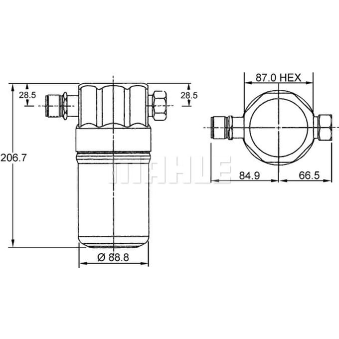 Droger, airconditioner MAHLE AD 36 000S