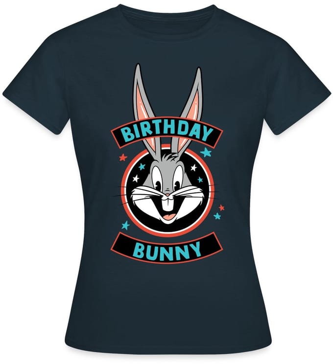 Looney Tunes Bugs Bunny Birthday Bunny T-Shirt Dames