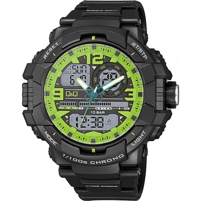 Q&Q Horloge Heren GW86J008Y 55mm 10 ATM